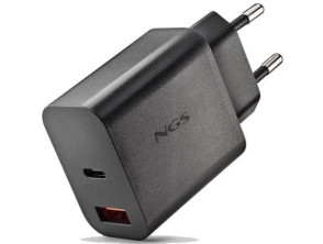 Cargador de Pared NGS Era GaN 30W Tipo-C/USB