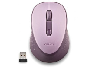 MOUSE NGS WIRELESS DEW LILAC CON NANO RECEPTOR-800/1600 DPI 2,4 GHZ LILA - Lila