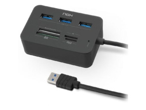 Hub USB 3.0 Nox Reader One/ 3xUSB - NOX