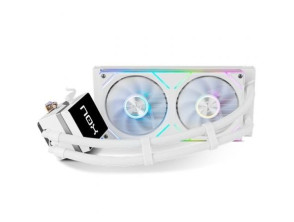 Sistema de Refrigeración Líquida Nox M-240 LCD - Control de Temperatura - Blanco