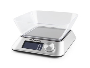 Añadir a la cesta Báscula de Cocina Electrónica Orbegozo PC 1030 A/ hasta 5kg - Plata Báscula de Cocina Electrónica Orbegozo PC 1030 A/ hasta 5kg - Plata