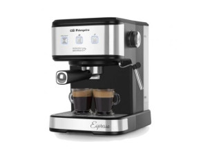 Cafetera Expreso Orbegozo EX 5210 con 1100W de potencia