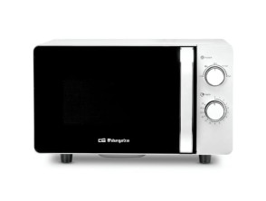 Microondas Orbegozo MI 2060 CE con 700W de Potencia y 20L de Capacidad