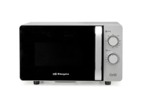 Microondas Orbegozo MIG 2072 CE con Grill de 700W y 20L de Capacidad