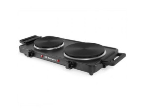 Cocina Eléctrica Orbegozo PE2855 con 2 placas 155 y 185mm