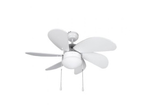 Ventilador de Techo Orbegozo CP 15076 B/ 50W/ 6 Aspas 80cm