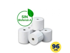 Añadir a la cesta Caja de Rollos de Papel Térmico Genérico 80x55 BPAF/ 80 x 55mm/ 12 paquetes Caja de Rollos de Papel Térmico Genérico 80x55 BPAF/ 80 x 55mm/ 12 paquetes