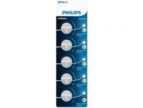 Pack de 5 Pilas de Botón Lithium Philips CR2025P5/01B