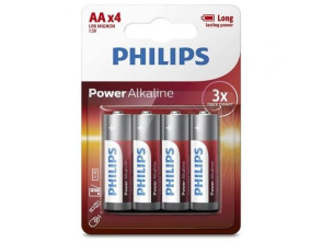 Pilas AA Philips LR6P4B/05, 1.5V, Pack de 4