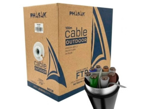 Cable Bobina Cat.6A/100m RJ45 FTP Phasak PHR 681