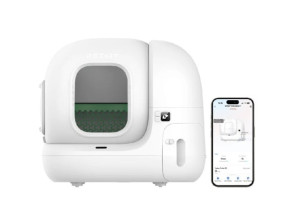 Arenero Automático PETKIT Pura Max 2 Premium Kit con tecnología xSecure y Control APP - Blanco Mate