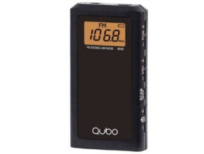 Radio Portátil Qubo RD-10 con Cable y a Pilas - Compacto y Versátil
