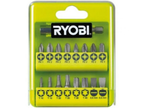 Estuche Ryobi RAK17SD con 21 Puntas para Atornillar