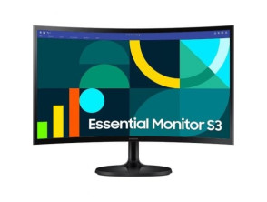 Monitor Profesional Curvo Samsung Essential S3 S36GD S24D364GAU 24" Full HD