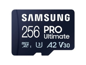 Añadir a la cesta Tarjeta de Memoria Samsung Pro Ultimate 256GB microSD XC con Adaptador/ Clase 10 - 200MBs Tarjeta de Memoria Samsung Pro Ultimate 256GB microSD XC con Adaptador/ Clase 10 - 200MBs