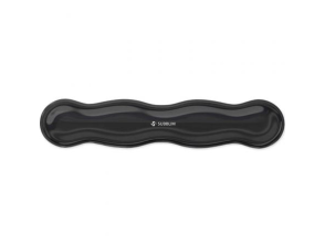 ALFOMBRILLA TECLADO CRYSTAL FLEX WRIST REST NEGRO SUBBLIM