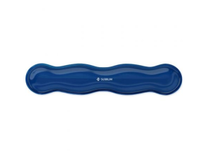 ALFOMBRILLA TECLADO SUBBLIM CRYSTAL FLEX WRIST REST AZUL OSCURO