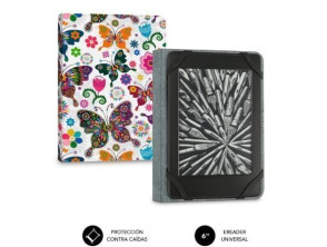 Funda para libro electrónico Subblim 1EC010 Clever Ebook Case 6" Mariposas