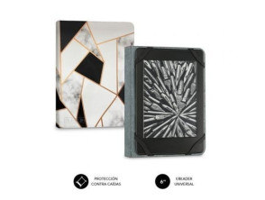 Funda para Libro Electrónico SUBBLIM 6" Mármol Negro Clever Ebook Case