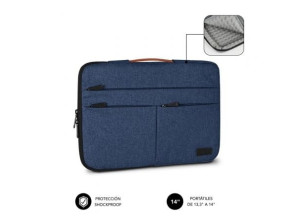 Añadir a la cesta Funda Subblim Air Padding 360 Sleeve para Portátiles hasta 14" - Azul Funda Subblim Air Padding 360 Sleeve para Portátiles hasta 14" - Azul