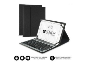 Tapa con Teclado Bluetooth Subblim Keytab Pro para Tablets 10.1"-10.8"