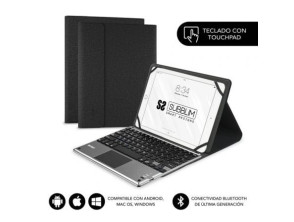 Funda con Teclado Bluetooth Touchpad Subblim Keytab Pro para Tablets de 9.6" a 10.8"