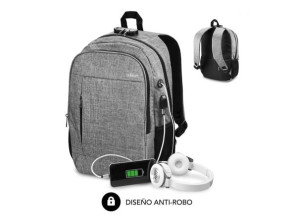 Añadir a la cesta Mochila Subblim Urban Lock para Portátiles hasta 16" con Puerto USB y Antirrobo Mochila Subblim Urban Lock para Portátiles hasta 16" con Puerto USB y Antirrobo