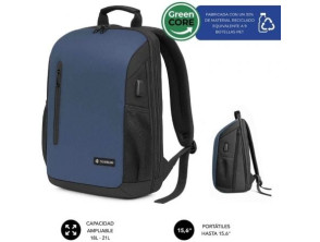Mochila Subblim Xpand Air Padding Backpack para Portátiles de hasta 15.6 pulgadas con Puerto USB