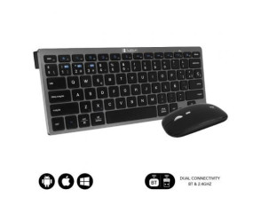 Teclado y Ratón Inalámbrico Combo Subblim OCO020 Multidispositivo Compacto