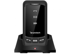 Teléfono Móvil Sunstech CELT25BK para Personas Mayores
