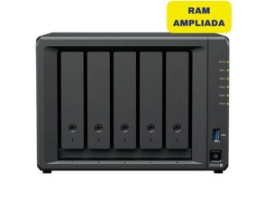 NAS Synology Diskstation DS1525+ con 5 Bahías 3.5" y 2.5" - 32GB DDR4