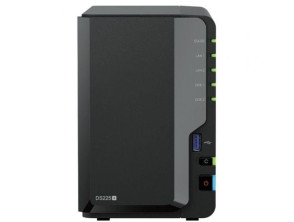 NAS Synology Diskstation DS225+ - 2 Bahías 3.5" y 2.5", 2GB DDR4