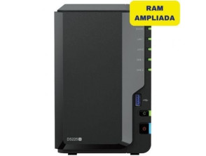 NAS Synology Diskstation DS225+ con 2 Bahías 3.5" y 2.5" - 6GB DDR4