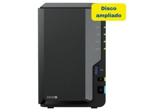 NAS Synology Diskstation DS225+ con 2 Bahías 3.5" y 2.5", 2GB DDR4, 8TB
