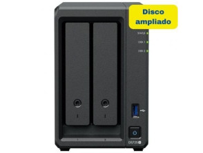 NAS Synology Diskstation DS725+ 2 Bahías 3.5"-2.5"/ 4GB DDR4/ 8TB