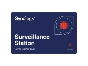 Licencia Física Synology Surveillance Device License Pack - Mejora Sistemas de Vigilancia - 4 Dispositivos