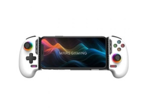 GAMEPAD BLUETOOTH MARS GAMING MGPXPRO BT+USB MULTIPLATAFORMA HALL EFFECT BLANCO - Blanco