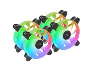 Pack 3 Ventiladores Mars Gaming MF-4A 12cm ARGB - Periféricos Gaming