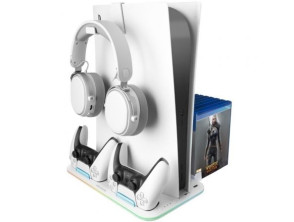 Soporte Multifunción RGB Mars Gaming MPS5-B2 para PS5
