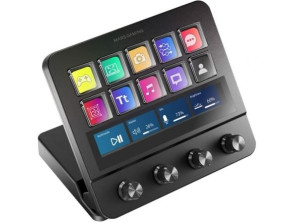 Teclado Stream Deck Mars Gaming MSD-PRO con 10 Teclas LCD y 4 Diales Personalizables