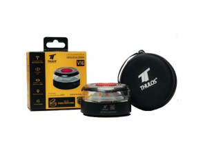 Luz baliza de emergencia Thulos TH-V16-2 para coche - Homologada - Base Imantada - Geolocalizable - Funciona a Pilas