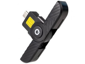 Lector de DNI y Tarjetas TooQ TQR-3011B USB Tipo-C - Compatibilidad Universal