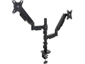 Añadir a la cesta Soporte de Mesa TooQ DB1533TNR-B para 2 Monitores Giratorio e Inclinable Soporte de Mesa TooQ DB1533TNR-B para 2 Monitores Giratorio e Inclinable