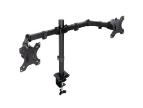 Soporte de Mesa para 2 Monitores TooQ DB1802TN-B Giratorio Inclinable - Accesorios