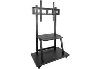 Soporte de Suelo Ajustable TooQ FS20101M-B con Ruedas para TV de 37-100"