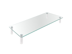SOPORTE ELEVADOR MONITOR TOOQ TQMR061 | VIDRIO TEMPLADO TRANSPARENTE 20KG