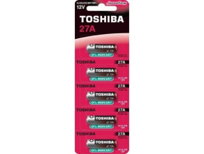 Pack de 5 Pilas Toshiba 12V 27A/12V - Electrónica