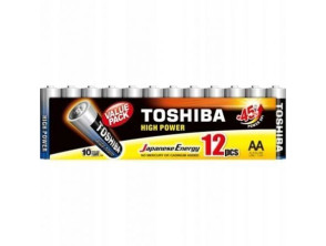 Pack de 12 Pilas AA Toshiba High Power LR6 1.5V