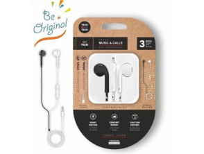 Añadir a la cesta Auriculares Intrauditivos Tech One Tech earTECH B&W Be Original con Micrófono 3.5mm Auriculares Intrauditivos Tech One Tech earTECH B&W Be Original con Micrófono 3.5mm