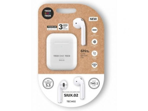 Auriculares Bluetooth Tech One Tech SIUX.2 TEC1402 - Autonomía 6h con Estuche de Carga